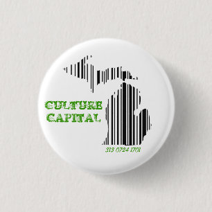 Badge Rond 2,50 Cm Capital de culture