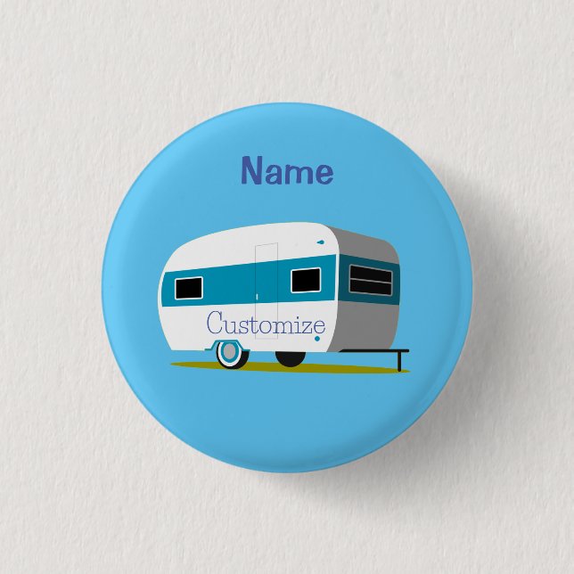 Badge Rond 2,50 Cm Caravan Camper RV Thunder_Cove (Devant)