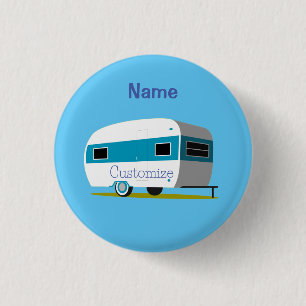 Badge Rond 2,50 Cm Caravan Camper RV Thunder_Cove