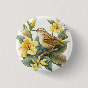 Badge Rond 2,50 Cm Caroline du Sud Jessamine Jessamine Jessamine Caro