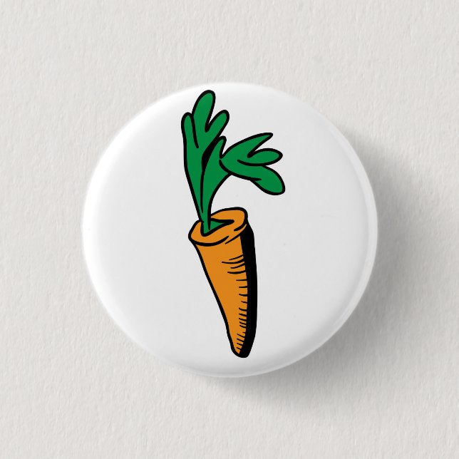 Badge Rond 2,50 Cm carotte (Devant)