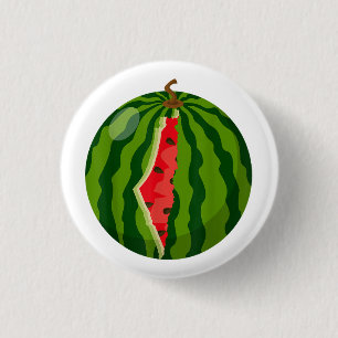 Badge Rond 2,50 Cm Carte Palestine Watermelon Arabe Calligraphie