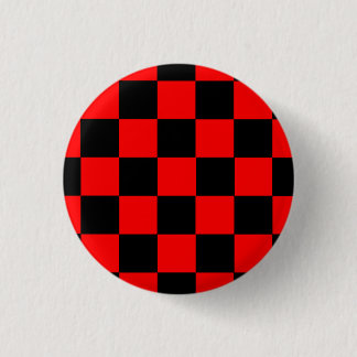 Badge Rond 2,50 Cm Carton de Button noir/rouge