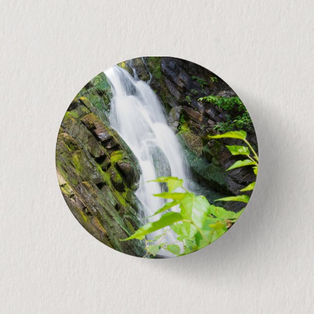 Badge Rond 2,50 Cm cascade du canyon Hell's Gate (Devant)