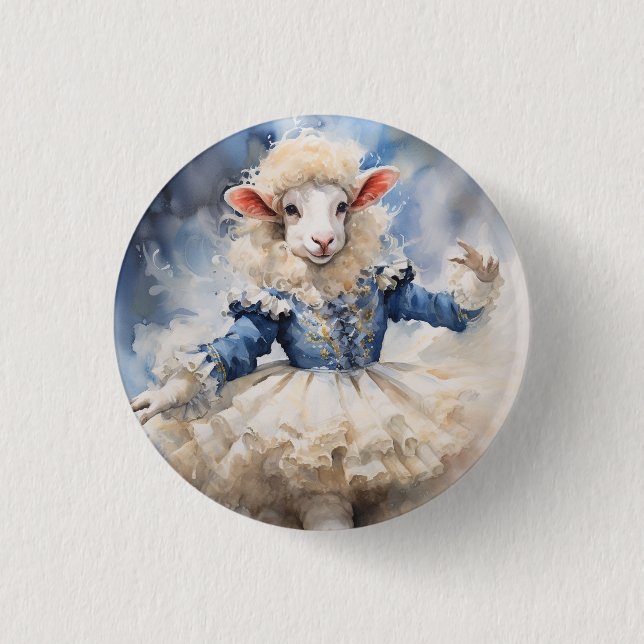 Badge Rond 2,50 Cm Casse-Noisette Ballet, Mouton (Devant)