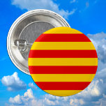 Badge Rond 2,50 Cm Catalogne Drapeau & Catalan - La Senyera mode<br><div class="desc">Boutons : Catalogne & drapeau catalan "version officielle" = La Senyera - j'aime mon pays,  mode,  voyage,  vacances,  patriotes nationaux / fans de sports</div>