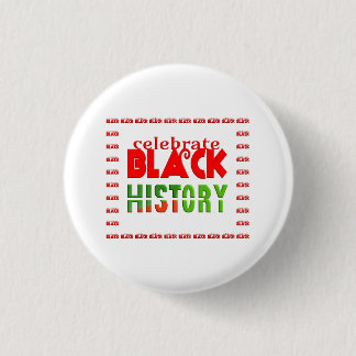 BADGE ROND 2,50 CM CELEBRATE BLACK HISTORY