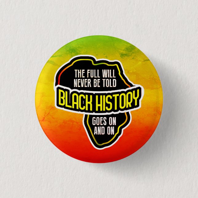 Badge Rond 2,50 Cm Célébration de l'histoire NOIRE (Devant)