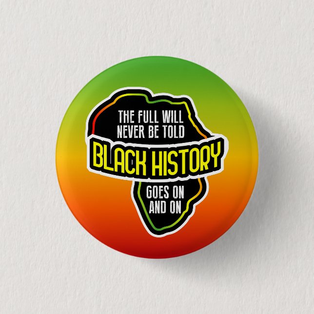 Badge Rond 2,50 Cm Célébration de l'histoire NOIRE (Devant)