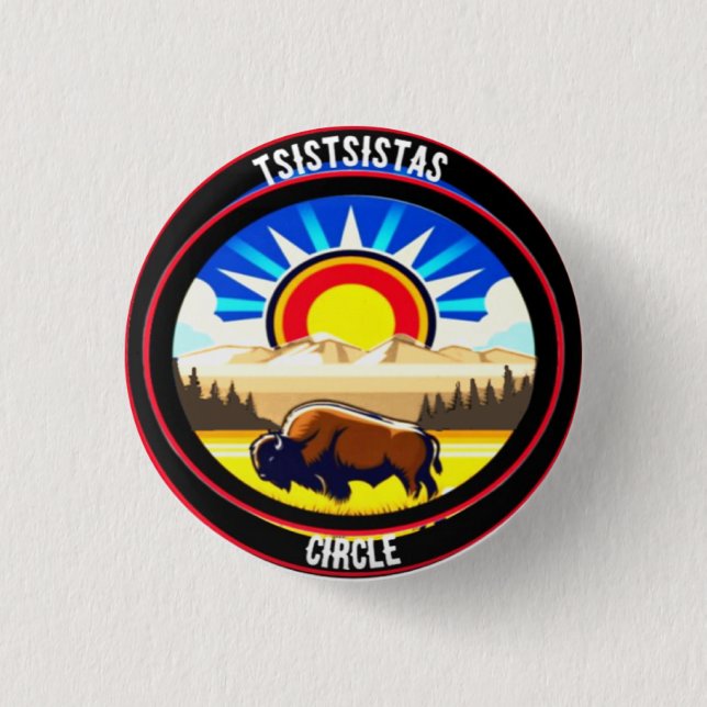 Badge Rond 2,50 Cm Cercle de tsistas (Devant)