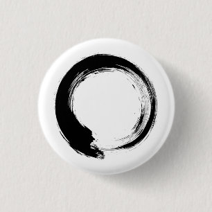 Badge Rond 2,50 Cm Cercle Zen Enso