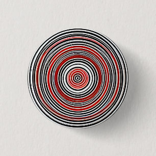 Badge Rond 2,50 Cm Cercles Hypnotiques Badge Rond 3 Cm