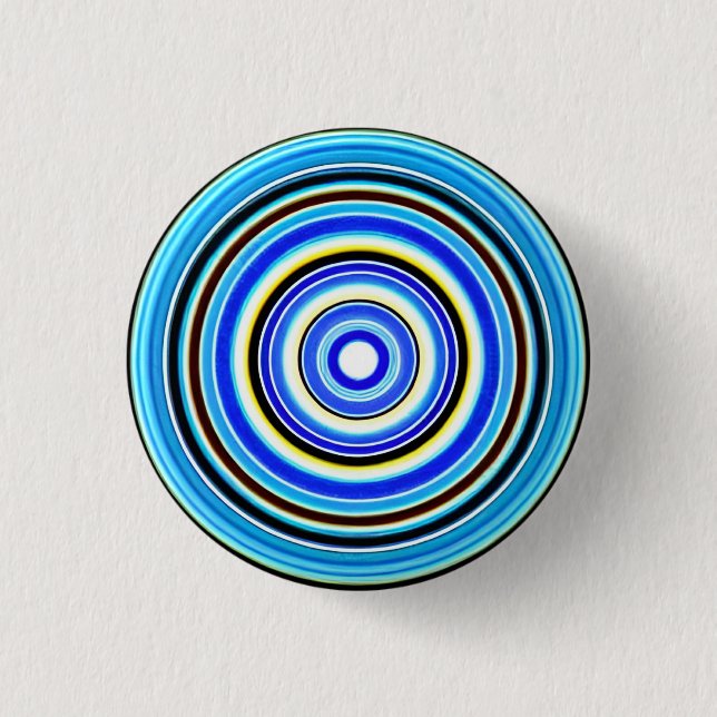 Badge Rond 2,50 Cm Cercles Hypnotiques Badge Rond 3 Cm (Devant)