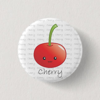 Badge Rond 2,50 Cm Cerise - cerise