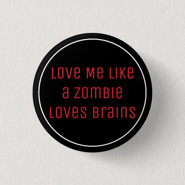 Badge Rond 2,50 Cm Cerveaux (Devant)