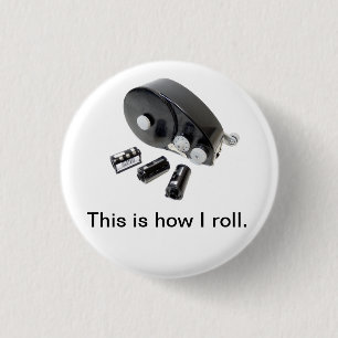 Badge Rond 2,50 Cm C'est comment je roule le bouton