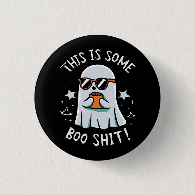 Badge Rond 2,50 Cm C'est du papier de Boo (Devant)