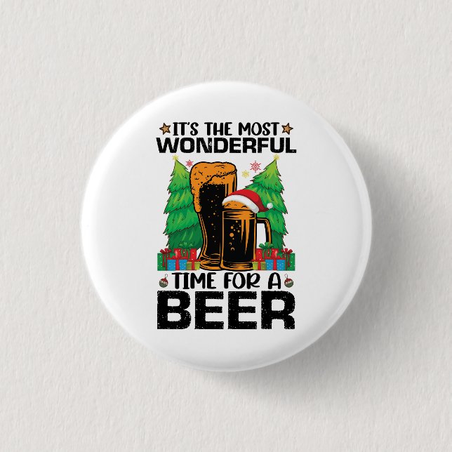 Badge Rond 2,50 Cm C'est la période la plus merveilleuse pour un Père (Devant)