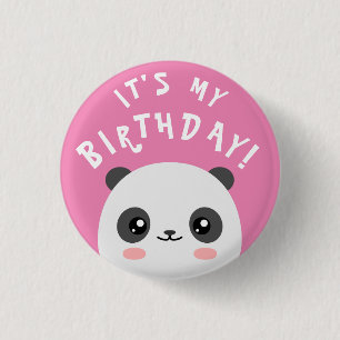 Badge Rond 2,50 Cm C'est mon anniversaire !