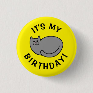 Badge Rond 2,50 Cm C'est mon anniversaire !