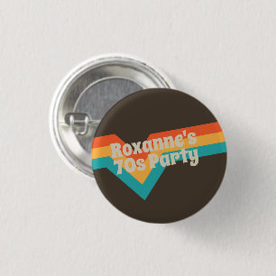 Badge Rond 2,50 Cm Cette fête de frisbee des années 70