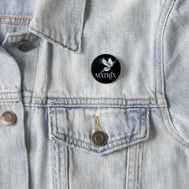 Badge Rond 2,50 Cm Chaînes du destin volé (En situation)