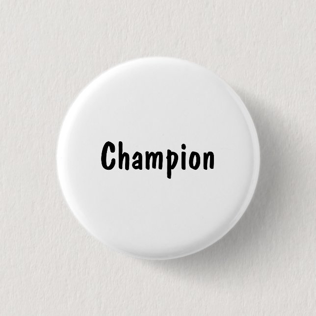 Badge Rond 2,50 Cm Champion (Devant)