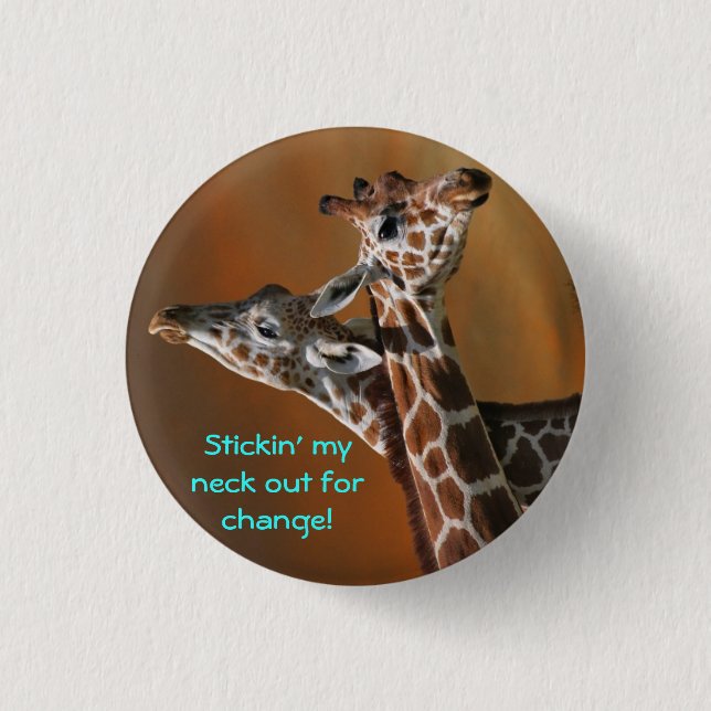 Badge Rond 2,50 Cm changw de bâton (Devant)