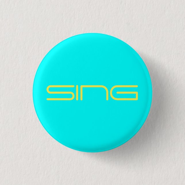 Badge Rond 2,50 Cm Chanter pour la joie (Devant)