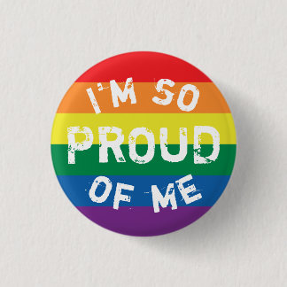 Badge Rond 2,50 Cm Chapa Bandera Orgullo Gay So Fier - L'amour c'est