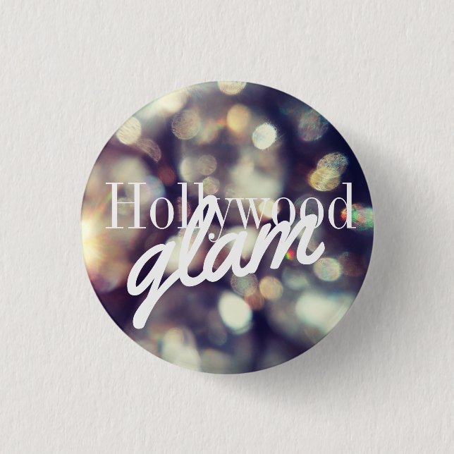 Badge Rond 2,50 Cm Charme de Hollywood (Devant)