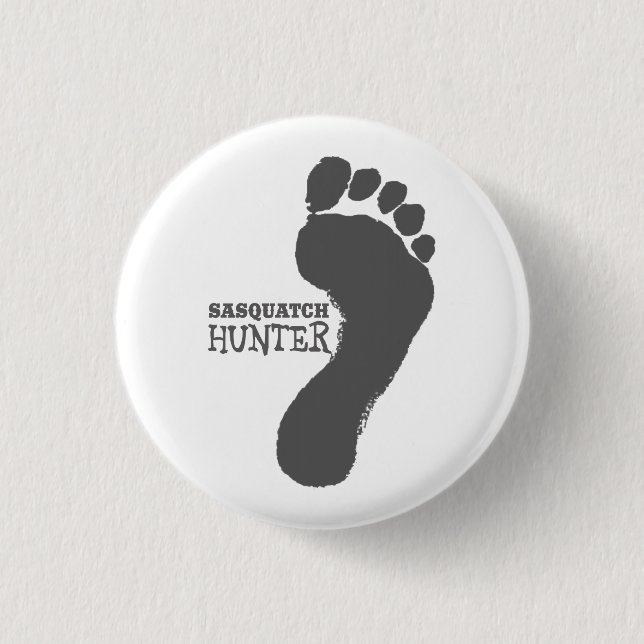Badge Rond 2,50 Cm Chasquatch - Bigfoot (Devant)