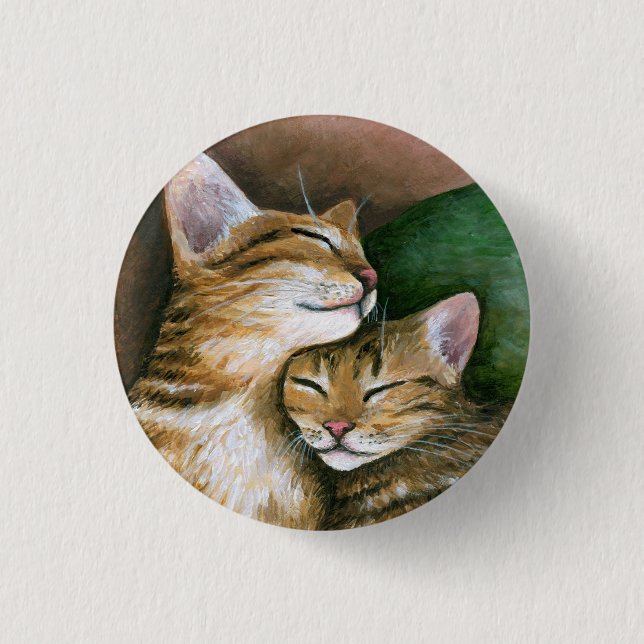 Badge Rond 2,50 Cm Chat 603 (Devant)
