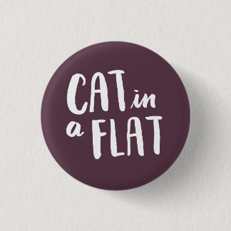 Badge Rond 2,50 Cm Chat dans un appartement