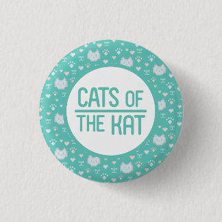 Badge Rond 2,50 Cm Chats du bouton Kat
