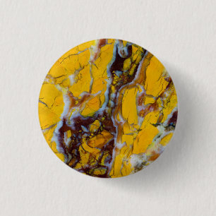 Badge Rond 2,50 Cm Chattuckite jaune