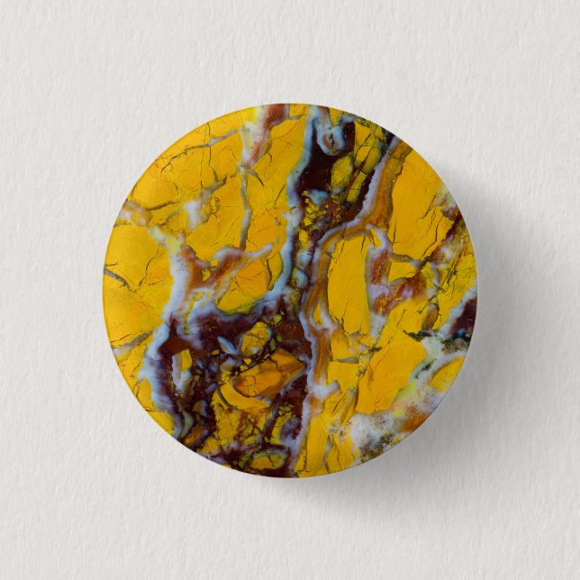 Badge Rond 2,50 Cm Chattuckite jaune (Devant)