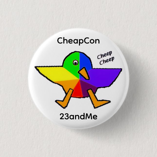 Badge Rond 2,50 Cm cheapcon23 (Devant)