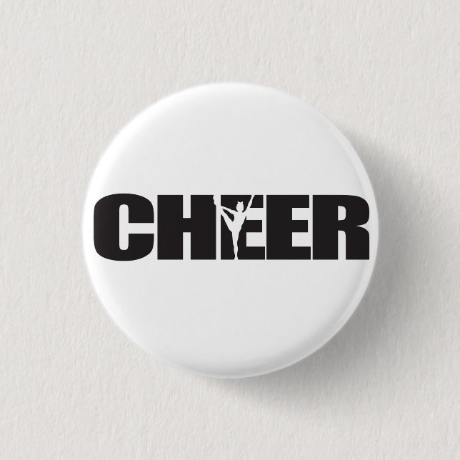 Badge Rond 2,50 Cm Cheerleading du Chef d'acclamation d'acclamation (Devant)