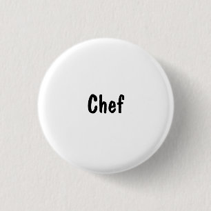 Badge Rond 2,50 Cm Chef