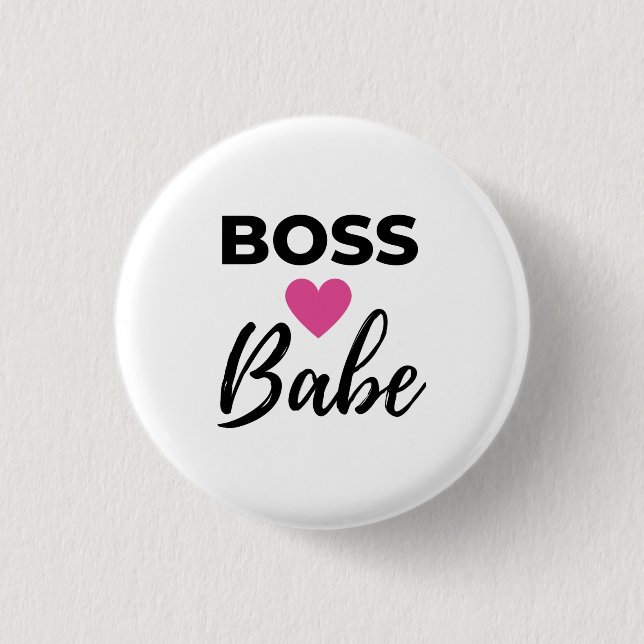 Badge Rond 2,50 Cm Chef Babe 2 (Devant)