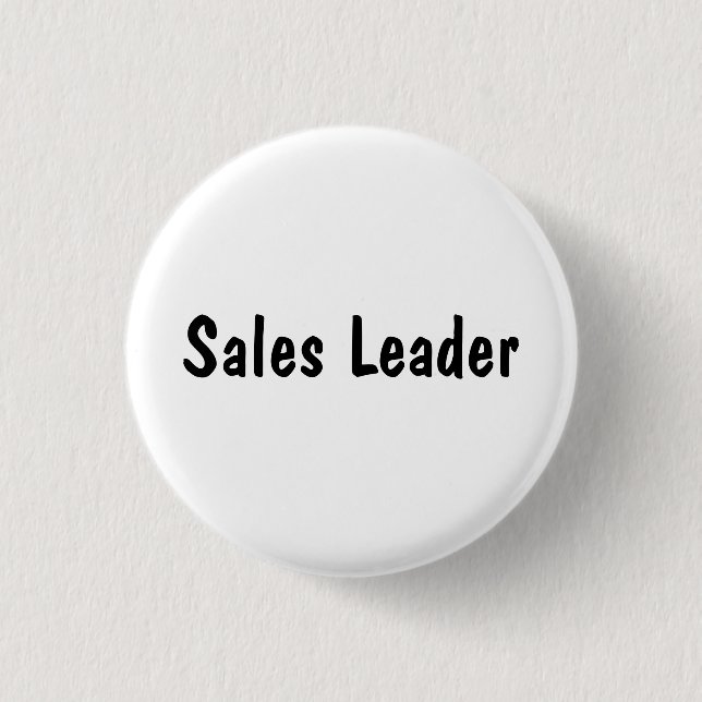 Badge Rond 2,50 Cm Chef des ventes (Devant)