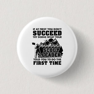 Badge Rond 2,50 Cm Chef scout