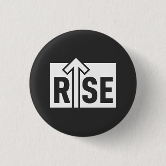 Badge Rond 2,50 Cm Chemise noire propre et typographique élévatrice R