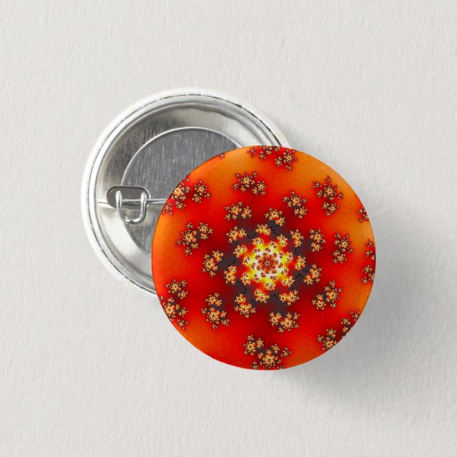Badge Rond 2,50 Cm Cherry Blossom Floral Sprinkles (Devant & derrière)
