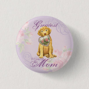 Badge Rond 2,50 Cm Chessie Heart Maman