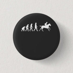 Badge Rond 2,50 Cm Chevaux Cheval équitation Cadeau