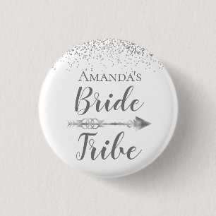 Badge Rond 2,50 Cm Chic Boho Bride Tribe