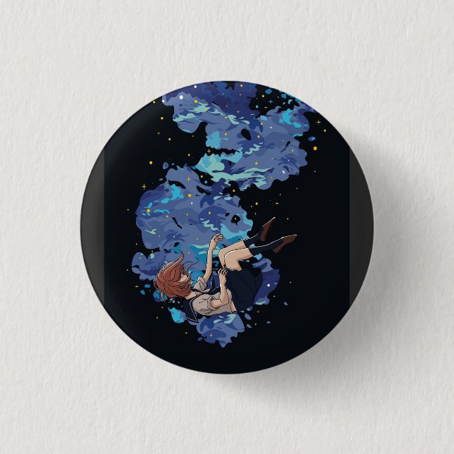 Badge Rond 2,50 Cm Chica al vacío (Devant)
