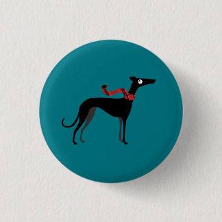 Badge Rond 2,50 Cm Chien d'hiver